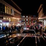Residents walk Seward Street during Gallery Walk on Friday, Dec. 6, 2019. (Michael Penn | Juneau Empire)