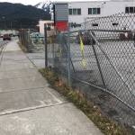 Driver rams through Salvation Army gate downtown