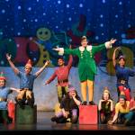 The cast of Elf, the Musicial rehearses at Juneau-Douglas High School: Yadaa.at Kalé on Friday, Dec. 13, 2019. (Michael Penn | Juneau Empire)