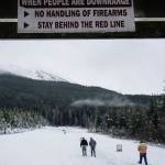 Shooters check on their targets at the Hank Harmon Rifle Range on Montana Creek Road on Wednesday, Dec. 18, 2019. (Michael Penn | Juneau Empire)