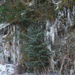 Icicles hang from most available surfaces in this photo of North Douglas shared Jan. 15, 2020. (Courtesy Photo | Janna Lelchuk)