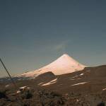 A September 2008 photo of Mount Shishaldin on a clear day. (Courtesy photo | Alaska Volcano Observatory)