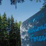 The Tongass National Forest sign on the way to the Mendenhall Glacier Visitor Center. The visitor center will host a Fireside Lecture Friday, Jan. 10. (Michael Penn | Juneau Empire File)