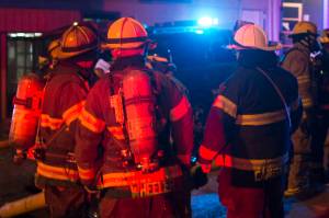 File photo of Juneau Capital City Fire/Rescue firefighters at work. (Michael Penn | Juneau Empire)