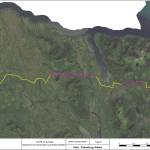 A map of the proposed Kake Access Road across Kupreanof Island. (Courtesy photo | Department of Transportation and Public Facilities)