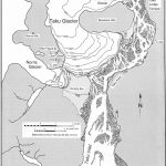 This map shows the position of Taku Glacier over time. (Courtesy Photo | Roman Motyka)