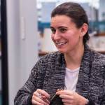 Genevieve Schmidt, AmeriCorps servicemember, meets with other members of AmeriCorps working in Juneau this year, Jan. 10, 2020. (Michael S. Lockett | Juneau Empire)