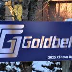 A sign outside of Goldbelt Inc.s offices on Clinton Drive on Sunday. (Peter Segall | Juneau Empire)