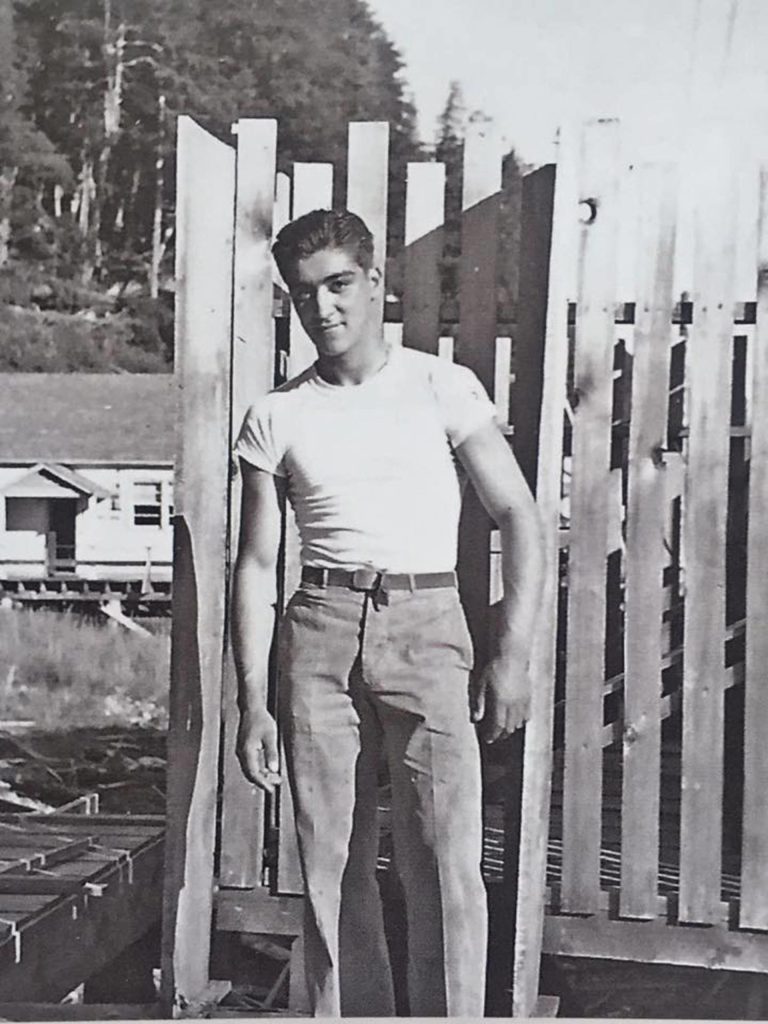 Ray Mork, the authors great-uncle, smiles for the camera in this undated photograph taken in the 1950s.