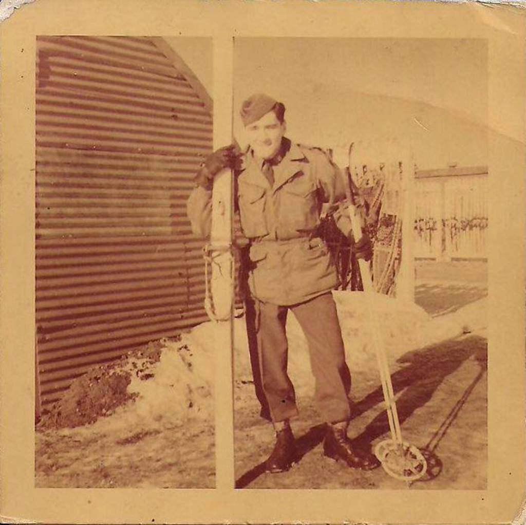 Courtesy photo | Vivian Mork Yéilk                                Elmer Mork, the authors grandfather, was a ski instructor during the Korean War.