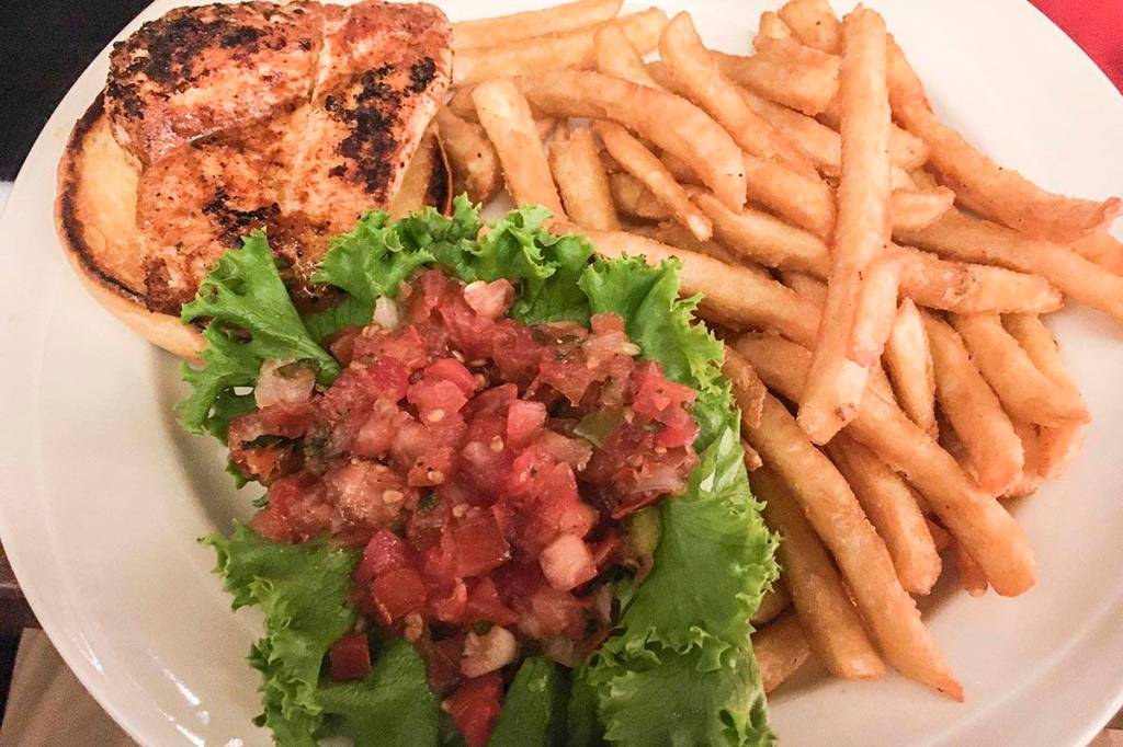 Bubble Rooms Baja chicken sandwich                                Michael S. Lockett | Juneau Empire