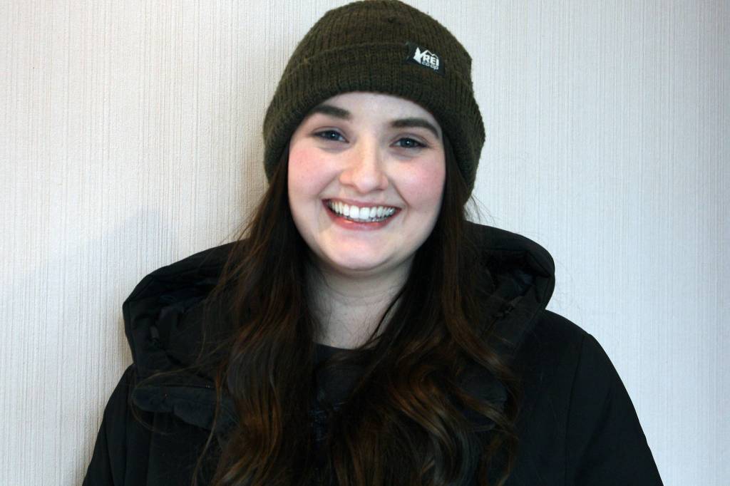 Kelsi Gasparek was one of the many women who participated in the 2020 Womens March, Saturday, Jan. 18. (Ben Hohenstatt | Juneau Empire)