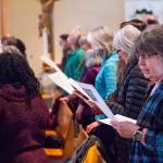 Sherry Patterson speaks during a Martin Luther King Jr. Day community celebration held at St. Pauls Catholic Church on Jan. 20, 2020. (Michael S. Lockett | Juneau Empire)