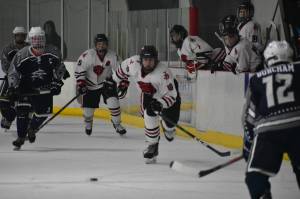 Crimson Bears hockey close out season after rebuilding year