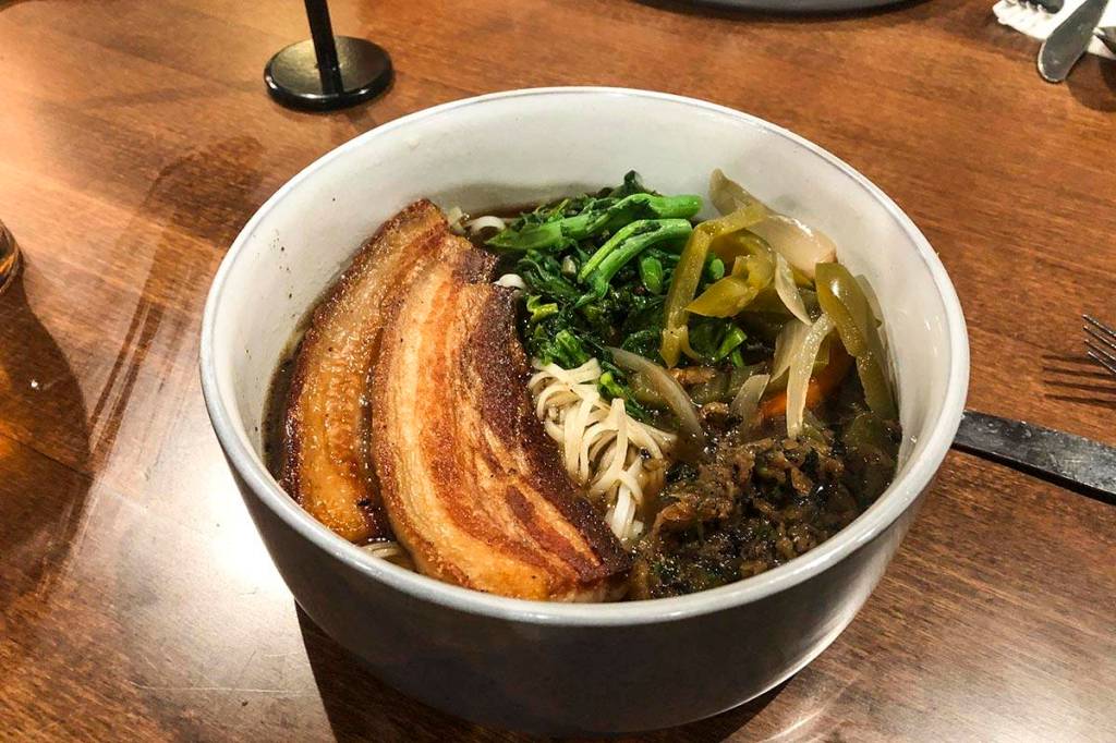 Peter Segall | Juneau Empire                                 Ramen Noodle Bowl at Red Spruce.