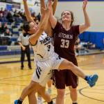 Mary Neal Garcia shoots as Thunder Mountain High School plays against Ketchikan High School on Feb. 22, 2020. (Heather Holt | Courtesy photo)