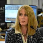 Sen. Natasha Von Imhof, R-Anchorage, speaks at a meeting of the Legislative Council on Tuesday, Feb. 25, 2020. (Peter Segall | Juneau Empire)