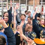 Swimmers from the Glacier Swimming Club ran roughshod over the competition at the Alaska Age Group Championships on Feb. 14-15, setting a record for the most points scored by a single team and winning the meet handily. (Courtesy photo | For Glacier Swimming Club)