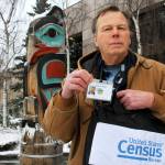 Stephan Patterson poses for a photo in Anchorage in this Friday, Feb. 21, 2020 photo, Patterson and other U.S. Census takers are reporting problems when conducting first-in-the-nation counts in rural parts of Alaska, including lack of communication about assignments, frustration with a smartphone app for filing time sheets and disappointment when they find out they are not being reimbursed for purchasing cold-weather gear. (AP Photo | Mark Thiessen)