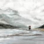 Courtesy Photo | Hollis Kitchin                                 Annie Kaills is featuring Juneau artist Hollis Kitchin on Friday. Kitchins exhibit, Seasons of Juneau, is a collection of paintings including foggy mountains, playful illustrations, and capturing feelings of specific seasons of the year.