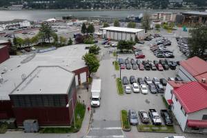 Centennial Hall, left and the Juneau Arts & Culture Center, center, seen in this August 2019 photo are providing shelter for homeless people in Juneau in light of the COVID-19 pandemic and recent spell of cold weather. (Michael Penn | Juneau Empire)