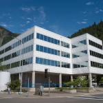 The Sealaska Corporation Building at Egan Drive and Main Street as seen in June 2018. (Michael Penn | Juneau Empire File)
