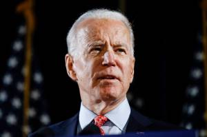 In this March 12, 2020, photo, Democratic presidential candidate former Vice President Joe Biden speaks in Wilmington, Del. Biden has won the Alaska Democrats party-run presidential primary, defeating Sen. Bernie Sanders on Saturday, April 11, days after Sanders suspended his campaign. (AP Photo | Matt Rourke, File)