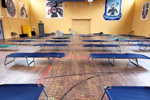 The Juneau Arts and Culture Center is being used as a shelter for Juneau residents experiencing homelessness in the face of the coronavirus. (Courtesy photo | City and Borough of Juneau)