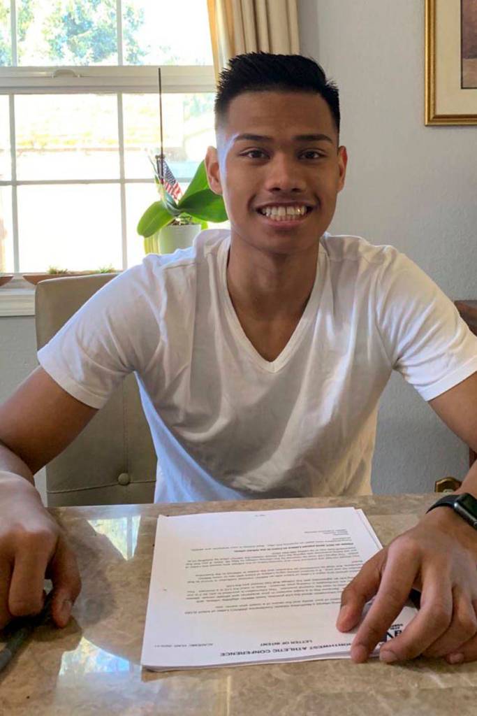 Courtesy photos | John Blasco                                 Brady Carandang is heading for Edmonds Community College.