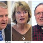Alaskas congressional delegation, from left to right: Sens. Dan Sullivan, Lisa Murkowski and Rep. Don Young, all Republicans.