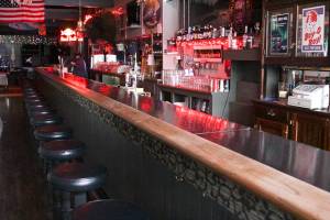 As the state government allows bars to reopen beginning Friday at 25% capacity, safety concerns, unclear guidelines and widespread maintenance will prevent many of Juneaus bars, like Imperial Billiards and Bar, pictured here, from opening up, May 7, 2020. (Michael S. Lockett | Juneau Empire)