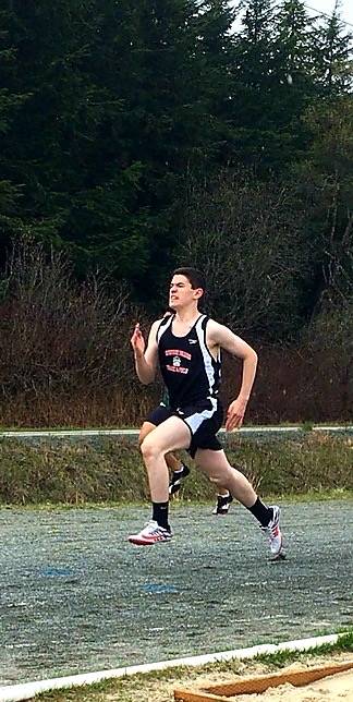 Courtesy Photo | For JDHS Track & Field                                 Jaydon Maloney digs deep while running. He was chosen to be a captain for his determination, his leadership, and his amazing dedication to all things track and field, even fundraising, according to coaches.