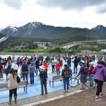 An I Cant Breathe vigil held Saturday, May 30, at Mayor Bill Overstreet Park drew dozens of attendees. (Peter Segall | Juneau Empire)