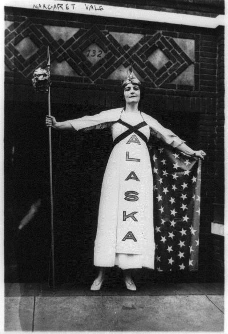 Courtesy Photo | Alaska State Library and Historical Collections                                 Alaskas Suffrage Star, an online exhibit by the Alaska State Museum, shares the history of womens suffrage in Alaska.