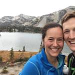 Biologist Sophie Gilbert and glaciologist Tim Bartholomaus smile together in 2018. (Courtesy Photo | Tim Bartholomaus and Sophie Gilbert)
