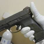 Transportation Security Administration officials say this firearm was found loaded Monday morning in a travelers carry-on luggage. The man, who TSA did not identify, had a ticket to fly to Seattle-Tacoma International Airport, according to TSA. (Courtesy Photo | TSA)