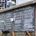 Peter Segall | Juneau Empire                                Chalkboards in downtown Juneau calling for justice for George Floyd, who died May 25 while in the custody of Minneapolis police after an officer pressed his knee into Floyds neck. Floyds death has sparked protests worldwide against police violence. City and police officials heard from members of the public in a listening session about experiences with racism in Juneau.
