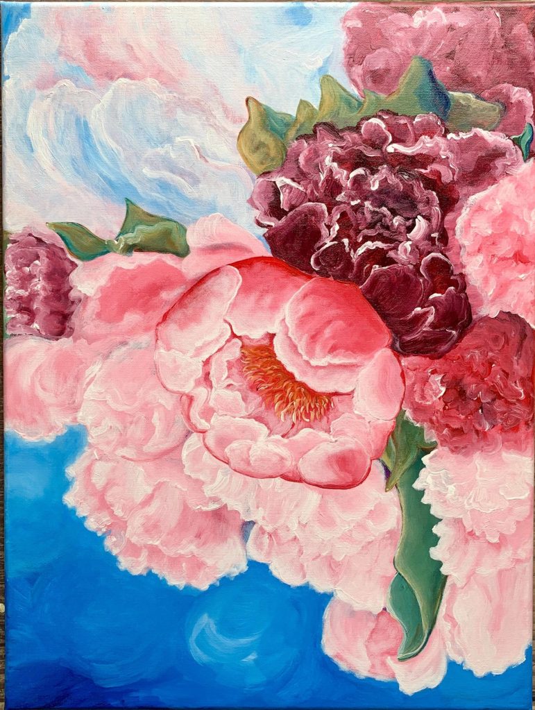 Christine Kleinhenzs One Hundred Peonies in One Hundred Days will be featured at Juneau Artists Gallery for First Friday. (Courtesy Photo | Christine Kleinhenz)