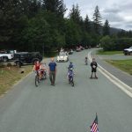 A neighborhood parade takes place in the Steelhead-Wren area, Saturday July 4. We even provided our own fire truck and live music, said Scott Novak in an email. (Courtesy Photo | Scott Novak)