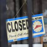 Peter Segall | Juneau Empire File                                 A sign in the window of a business on South Franklin Street in downtown Juneau on April 14, 2020. With the coronavirus pandemic shutting down the cruise ship season, many of the businesses which rely on the passengers for customers wont operate this year, and that means theyre not hiring.