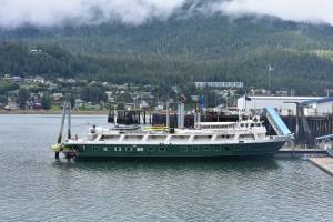 UnCruises first sailing was recalled to port on Tuesday after a passenger returned a positive coronavirus test. (Peter Segall / Juneau Empire)