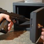 Unloaded firearms should be stored in a lockable gun cabinet, safe or locked vault. (U.S. Air Force Photo/Tech. Sgt. Thomas Dow)