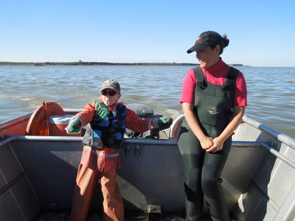 Courtesy Photo / Melanie Brown                                Melanie Brown and her son, Oliver, fishing Bristol Bay.