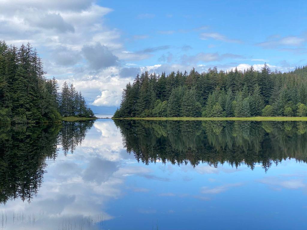 This photo shows Peterson Creek Pond near Amalga Harbor. (Courtesy Photo / Kenneth Gill, gillfoto)