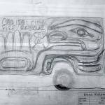 This is one Crystal Worls original sketches for Capital City Fire/Rescues new ambulance. (Courtesy art / Crystal Worl)