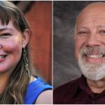 Incumbent Alicia Hughes-Skandijs, left, and Kenny Solomon-Gross will vie for a three-year term in Juneaus District 1 during the upcoming municipal elections. (Courtesy Photos)