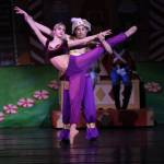 Lauryn Campos and Ty Yamaoka dance Coffee during Act 2 of The Nutcracker during a December 2019 performance. (Courtesy Photo / Juneau Dance Theatre)