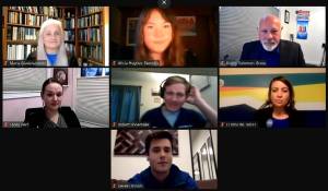 Candidates for the City and Borough of Juneau Assembly participate in a virtual candidate forum hosted by the League of Women Voters, KTOO and the Juneau Empire on Wednesday, Sept. 16, 2020. (Screen capture / Juneau Empire)