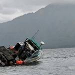 Coast Guardsmen aboard the cutter USCGC John McCormick rescued two people off the fishing vessel Reluctant near Hoonah after it grounded Tuesday morning, Sept. 22, 2020. (Courtesy photo / U.S. Coast Guard)
