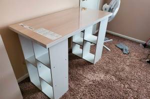 Desk shortage forces people to get creative about workspaces